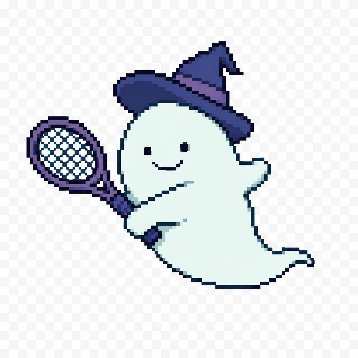 Ghost tennis player
