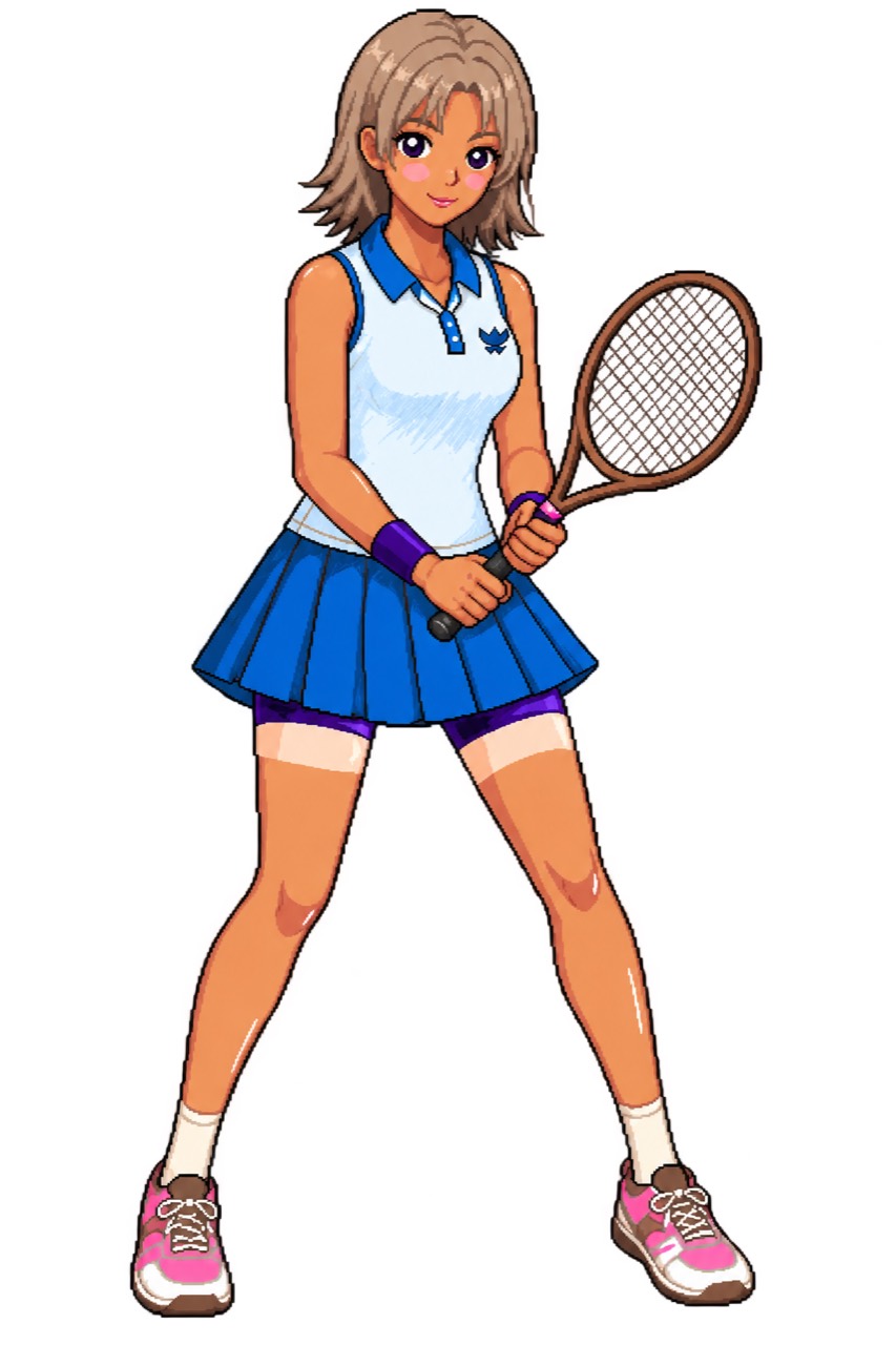 Girl tennis player