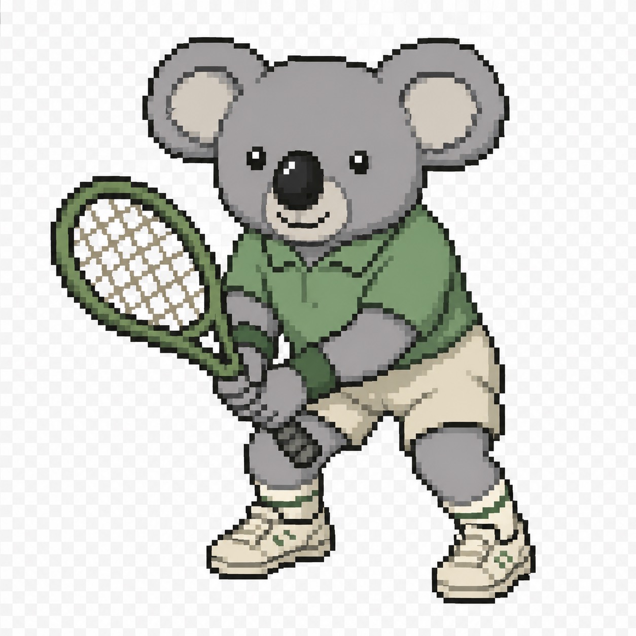 Koala tennis player