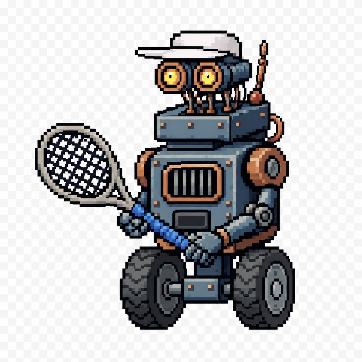 Robot tennis player
